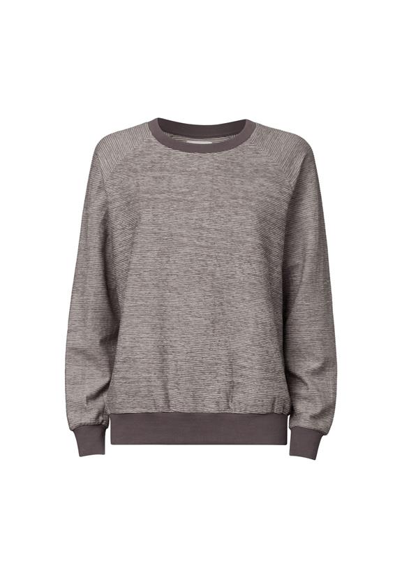 Sweater Raglan Dark Marble Grey 2