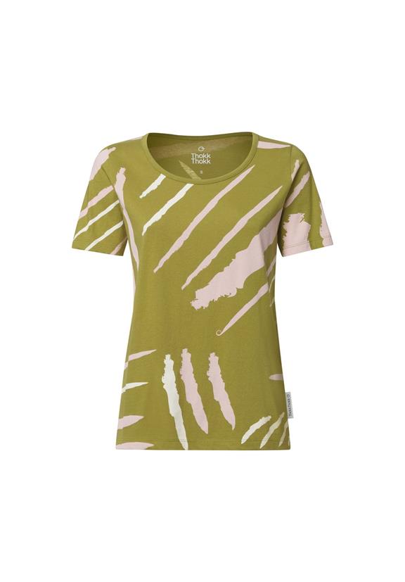 T-Shirt Strokes Olivgrün 3