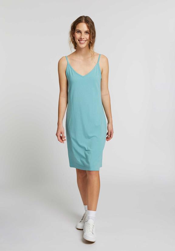 Slip Dress Light Aqua Blue 1