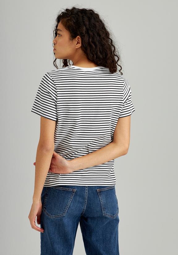 T-Shirt Stripes Schwarz & Weiß 2
