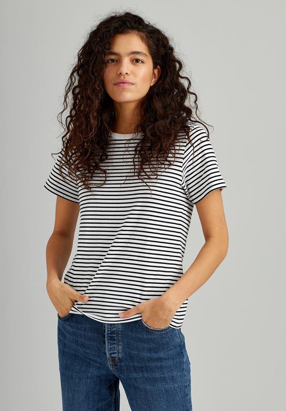 T-Shirt Stripes Schwarz & Weiß 5