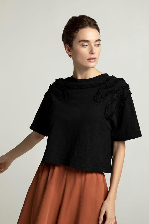 T-Shirt Mexine Zwart via Shop Like You Give a Damn