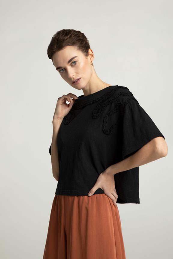 T-Shirt Mexine Zwart from Shop Like You Give a Damn