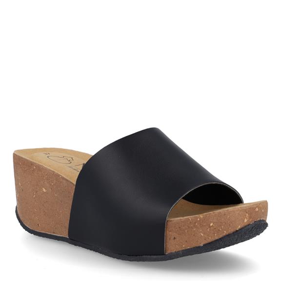Open Mules Rossella Black from Shop Like You Give a Damn