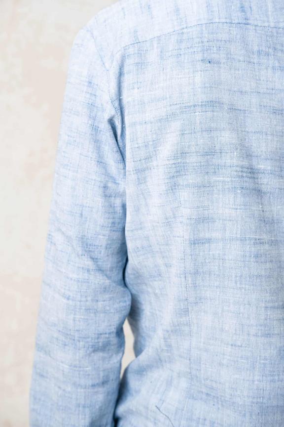 Overhemd Hamu Slim-Fit Lichtblauw 3