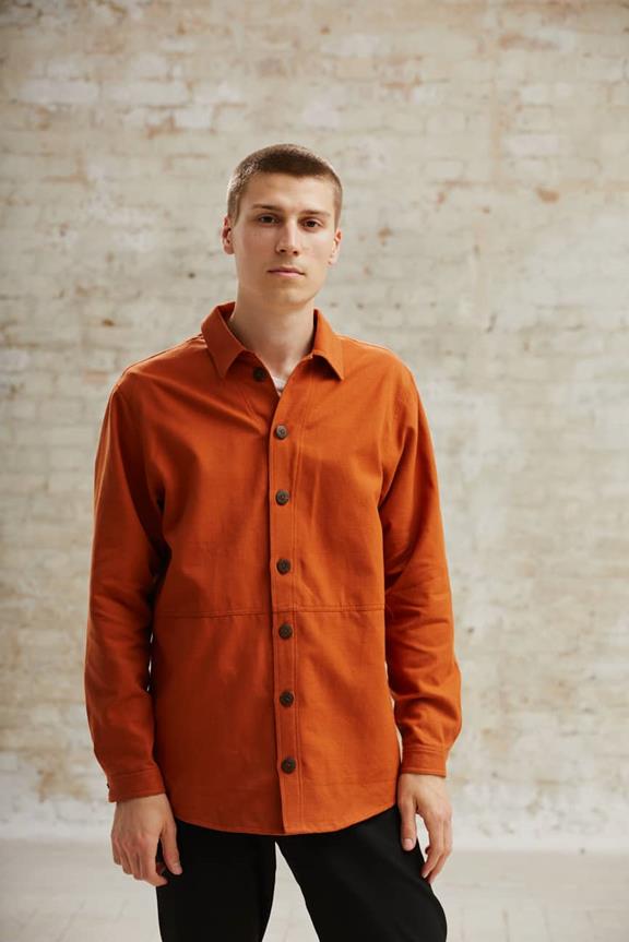 Überhemd Daladal Rust Orange 2
