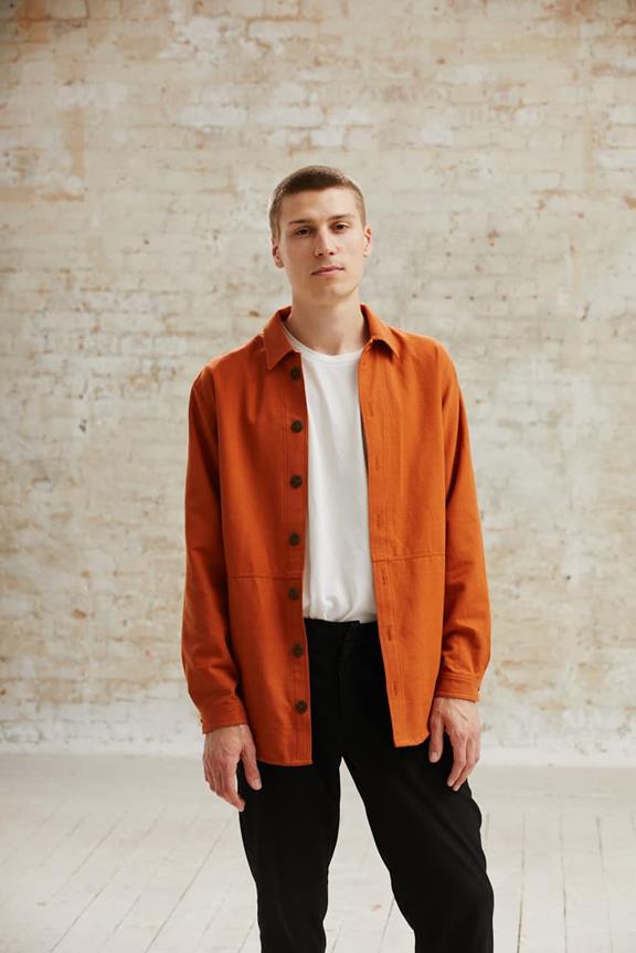 Überhemd Daladal Rust Orange 7