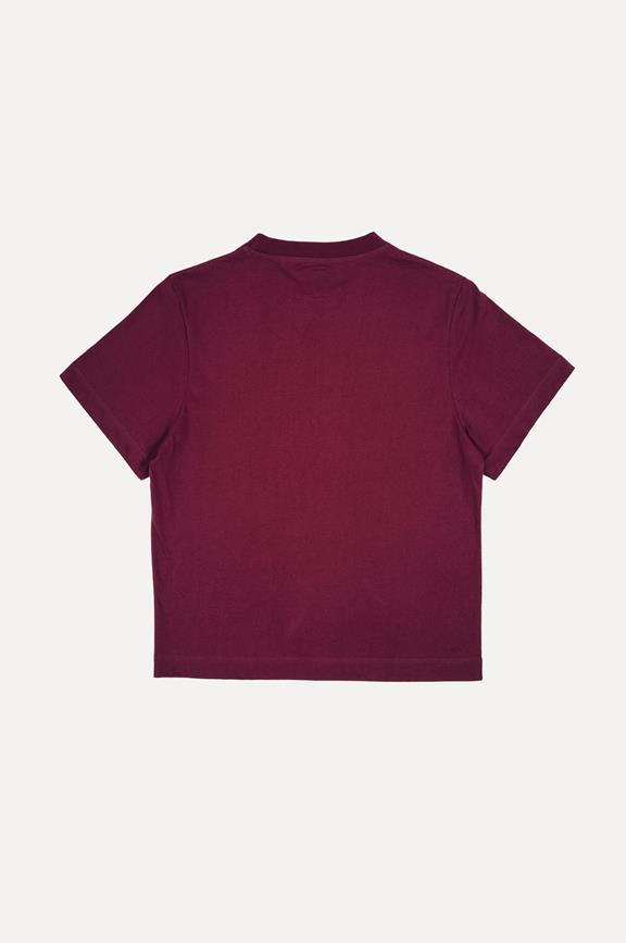 T-Shirt Essential Burgundy Rot 3