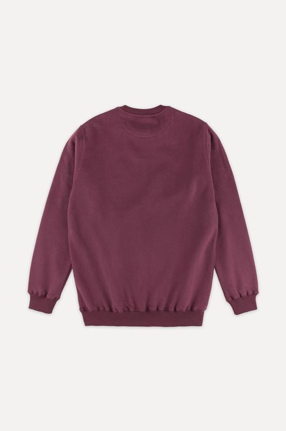 Sweater Essential Burgundy Red 3