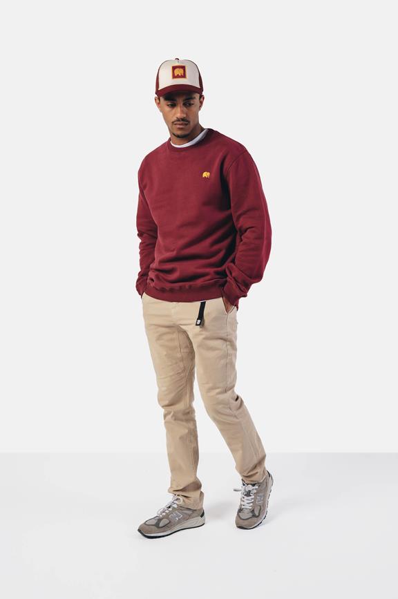 Pullover Essential Burgundy Rot 6