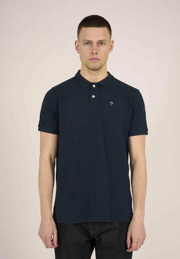 Polo T-Shirt Basic Badge Dark Blue 1