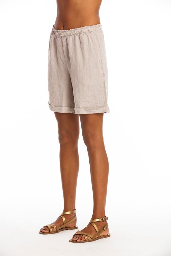 Long Shorts Creta Stone Grey Beige from Shop Like You Give a Damn