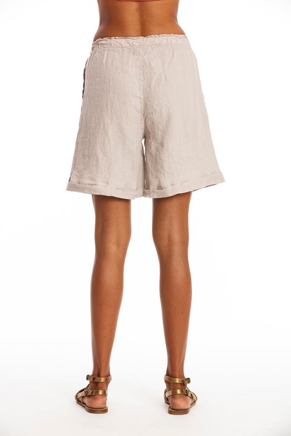 Long Shorts Creta Stone Grey Beige from Shop Like You Give a Damn