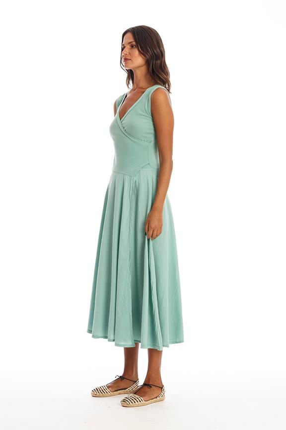 Dress Sleeveless Veronika Cameo Green from Shop Like You Give a Damn