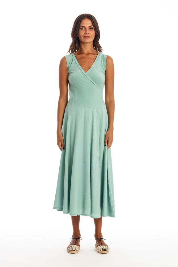 Dress Sleeveless Veronika Cameo Green from Shop Like You Give a Damn