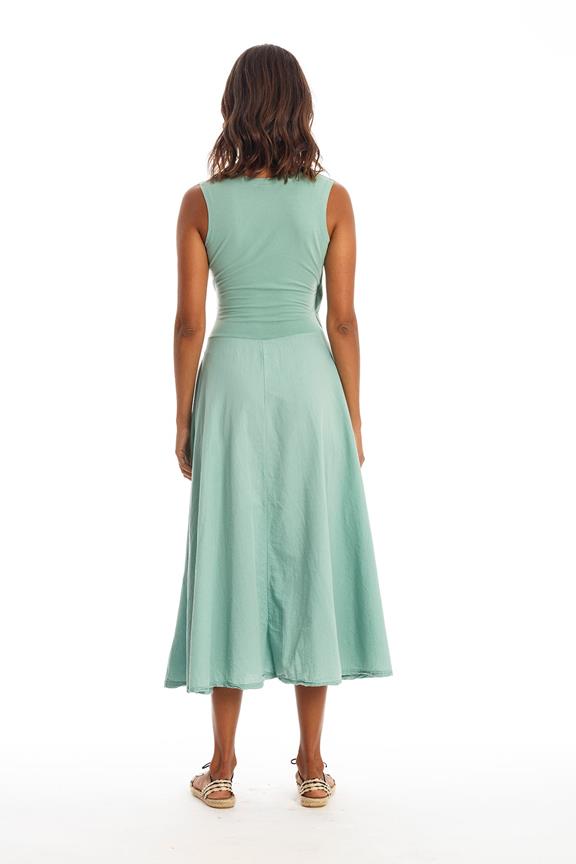 Dress Sleeveless Veronika Cameo Green from Shop Like You Give a Damn