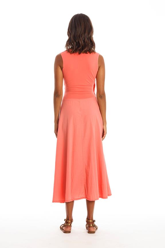 Dress Sleeveless Veronika Coral Pink from Shop Like You Give a Damn