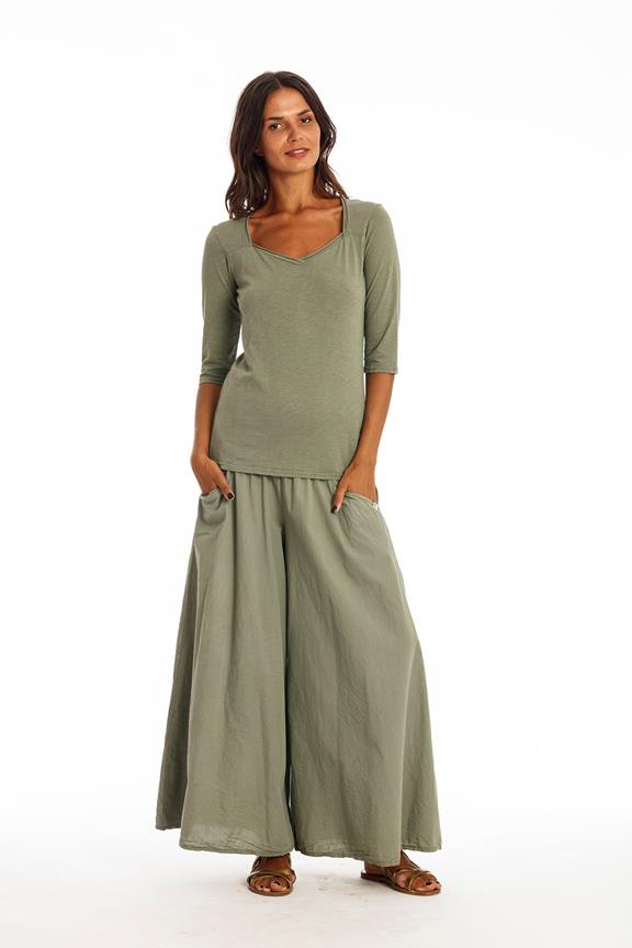 Pants Easy Skirt Khaki Green from Shop Like You Give a Damn