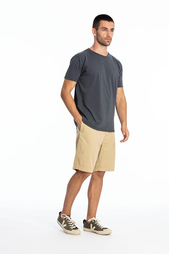 T-Shirt Basic Azur Lava Blau 3