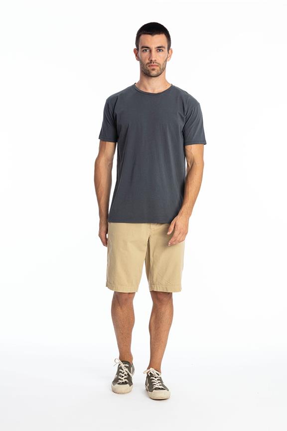 T-Shirt Basic Azur Lava Blau 4