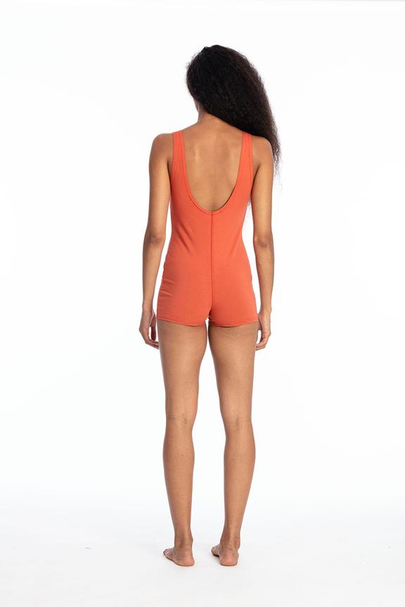 Mini Jumpsuit Leela Terracotta Orange from Shop Like You Give a Damn