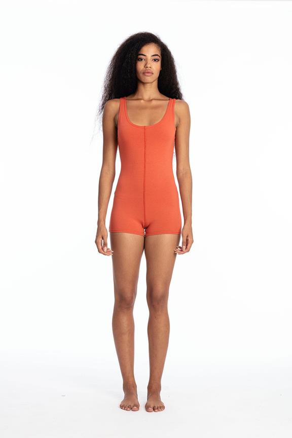 Mini Jumpsuit Leela Terracotta Orange from Shop Like You Give a Damn