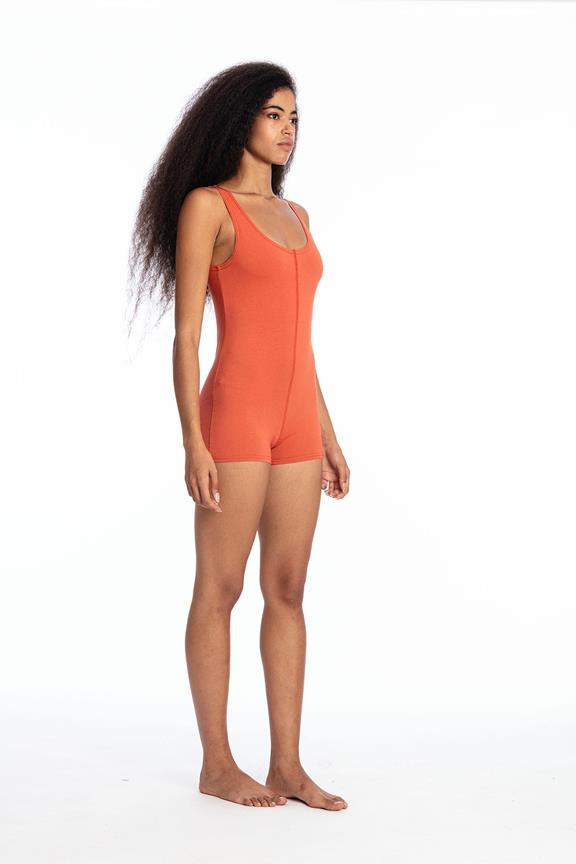 Mini Jumpsuit Leela Terracotta Orange from Shop Like You Give a Damn