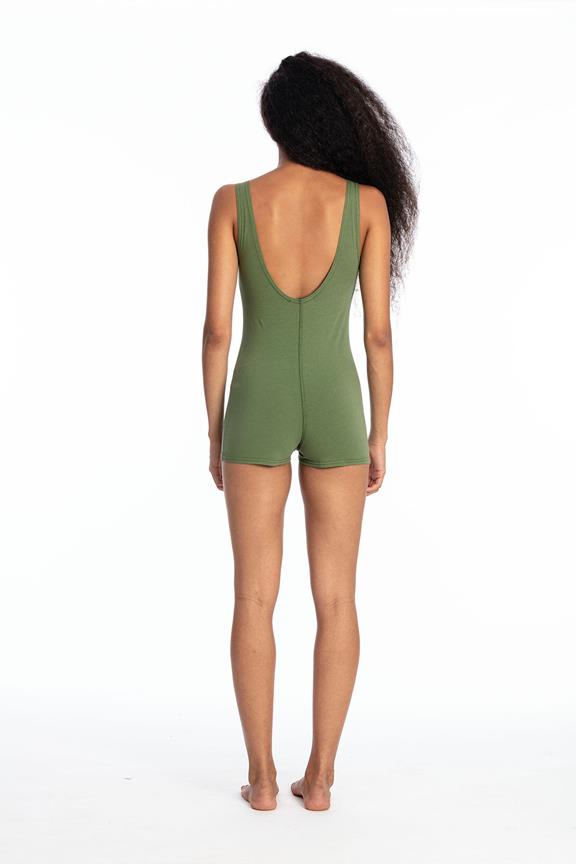 Mini Jumpsuit Leela Forest Green from Shop Like You Give a Damn