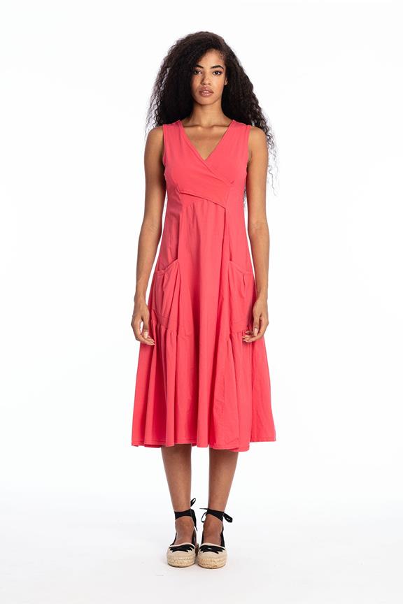 Dress Sleeveless Paola Electric Red from Shop Like You Give a Damn