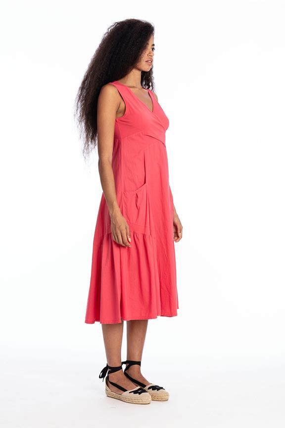 Dress Sleeveless Paola Electric Red from Shop Like You Give a Damn