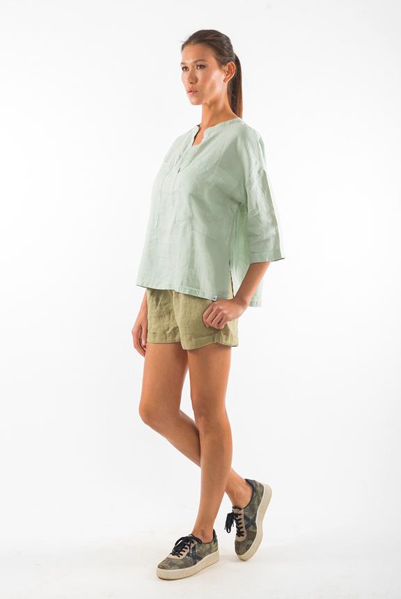 Shorts Creta Dark Aloe Green from Shop Like You Give a Damn