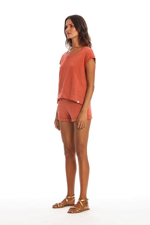 T-Shirt Ivy Aarde Rood from Shop Like You Give a Damn
