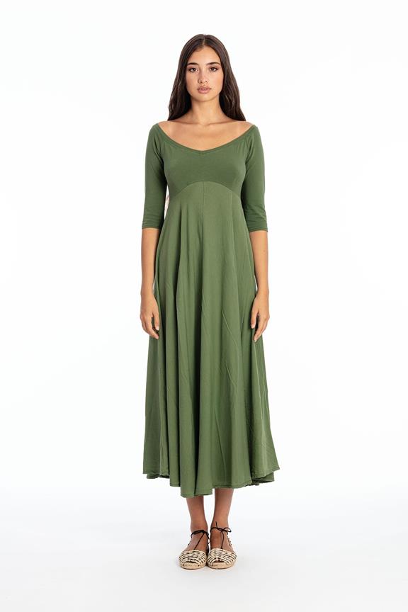 Dress Monica Forest Green from Shop Like You Give a Damn