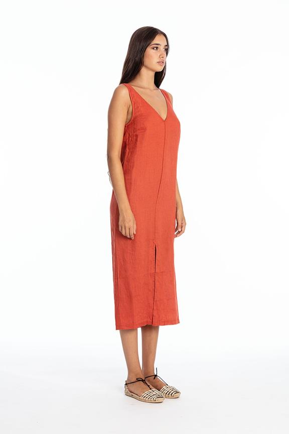 Dress ChlÃ¶e Terracotta Orange from Shop Like You Give a Damn