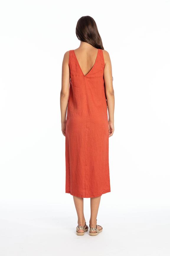 Dress ChlÃ¶e Terracotta Orange from Shop Like You Give a Damn