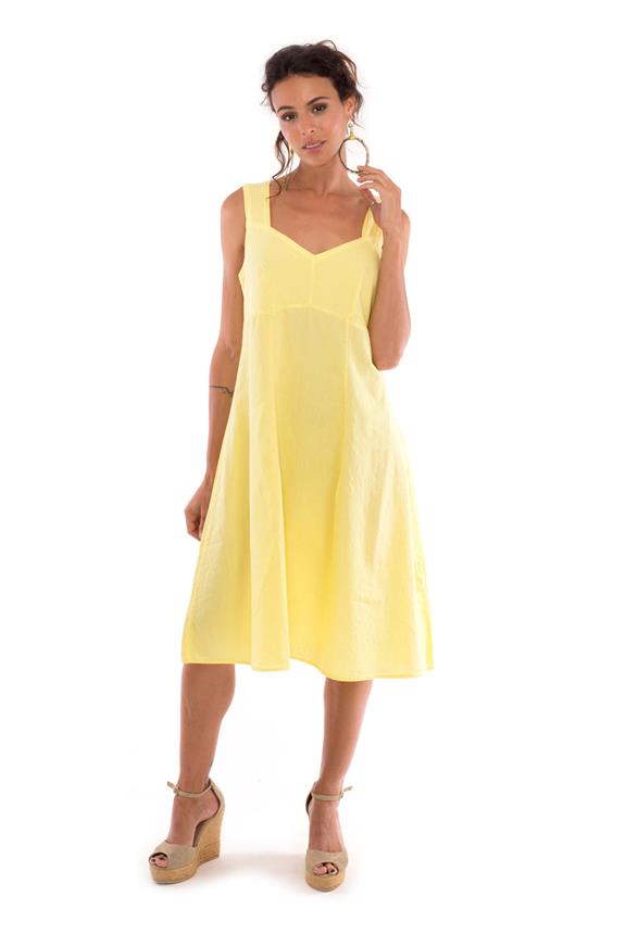 Dress Anouk Lime Yellow via Shop Like You Give a Damn