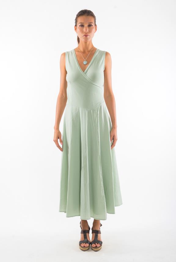 Dress Sleeveless Veronika Light Aloe Green from Shop Like You Give a Damn