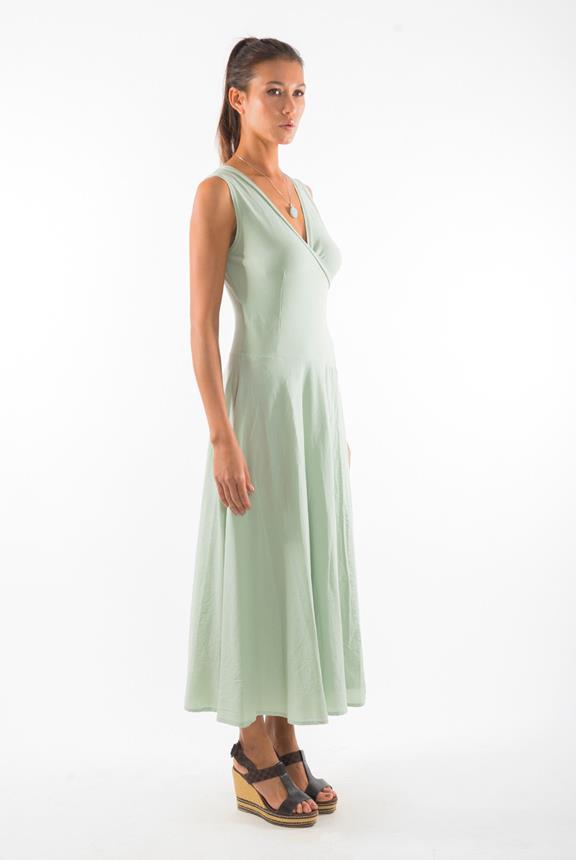 Dress Sleeveless Veronika Light Aloe Green from Shop Like You Give a Damn