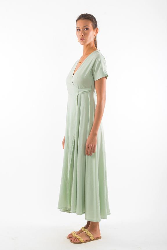 Dress Calypso Light Aloe Green from Shop Like You Give a Damn