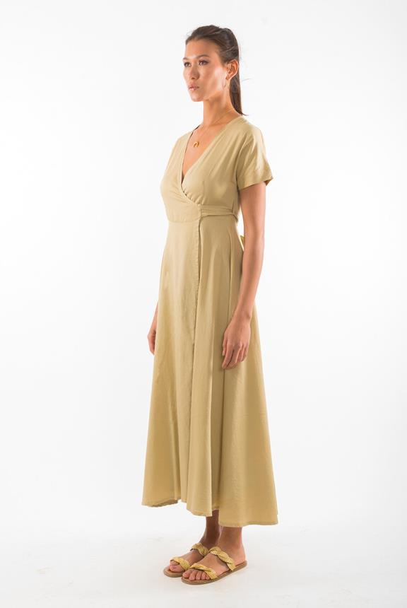 Dress Calypso Camel Yellow from Shop Like You Give a Damn