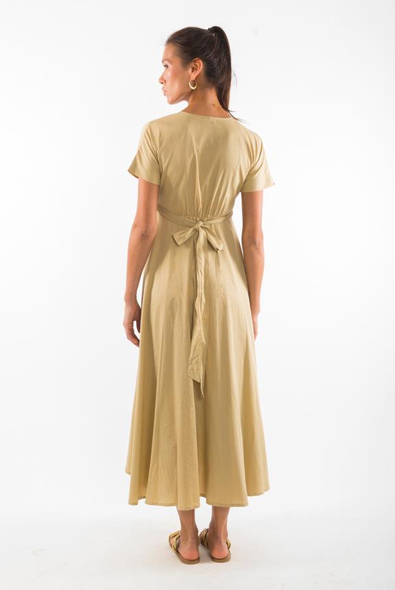 Dress Calypso Camel Yellow from Shop Like You Give a Damn