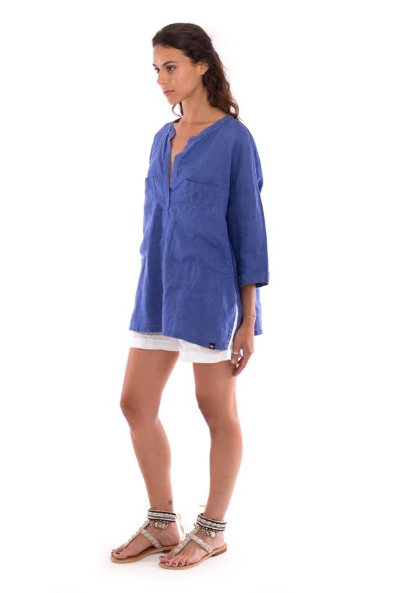 Shirt Ebba Klein Blue from Shop Like You Give a Damn