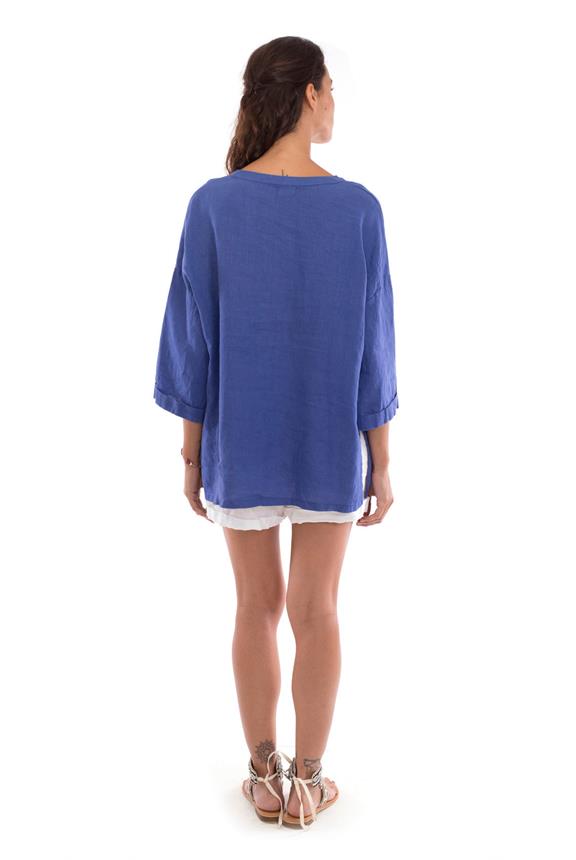 Shirt Ebba Klein Blue from Shop Like You Give a Damn