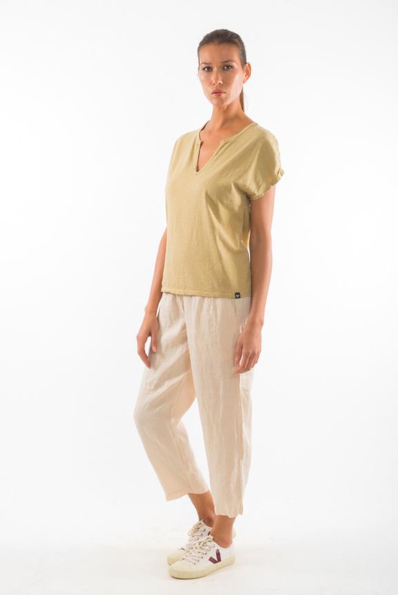 T-Shirt Hera Camel Geel from Shop Like You Give a Damn