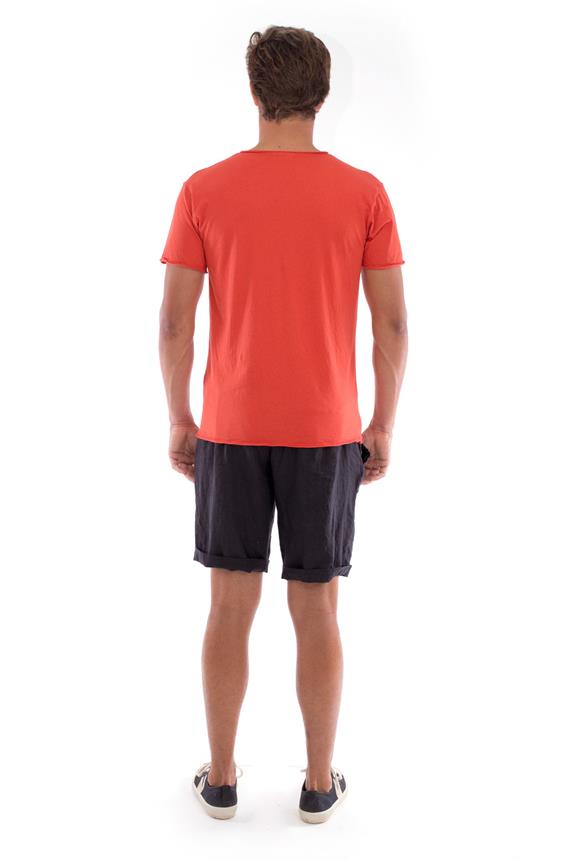 T-Shirt V Neck Wild Pocket Terracotta from Shop Like You Give a Damn