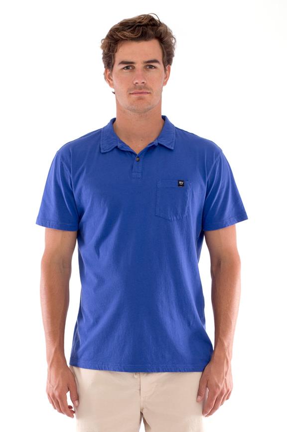 Polo T-Shirt Pocket Klein Blauw 2