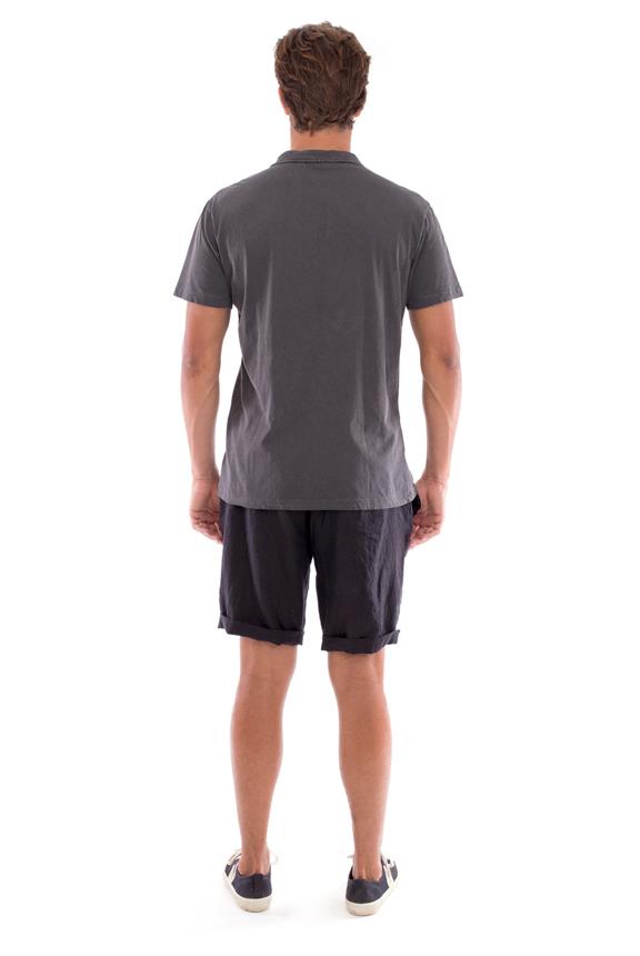 Polo T-Shirt Pocket Antraciet Grijs 4
