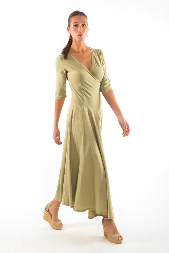 Jurk Veronika Dark Aloe Groen from Shop Like You Give a Damn