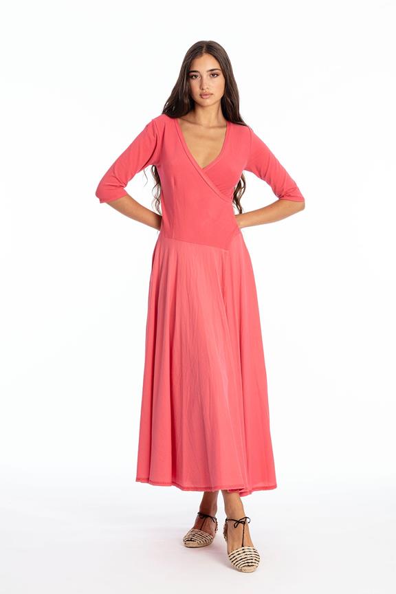 Dress Veronika Flamingo Pink via Shop Like You Give a Damn