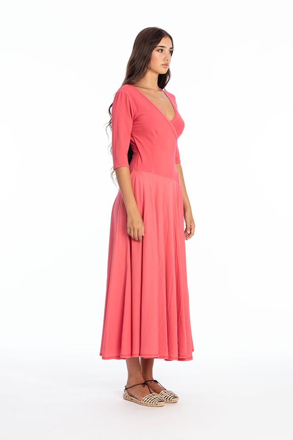 Dress Veronika Flamingo Pink from Shop Like You Give a Damn